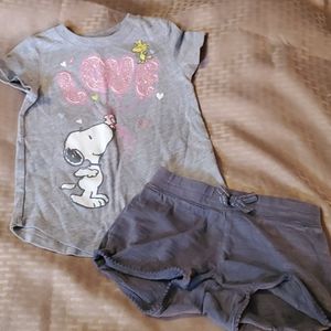3T shirt and shorts